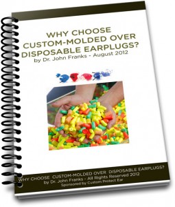 spiral binderCustom molded vs disposable earplugs